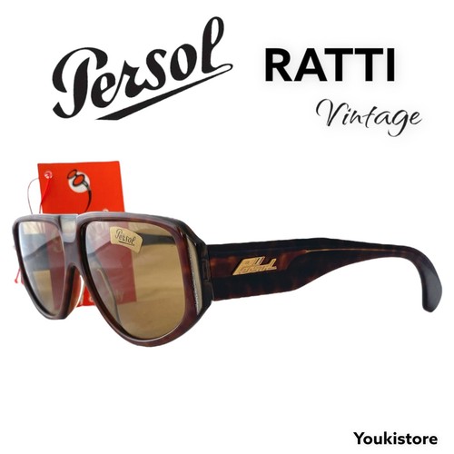 PERSOL RATTI P 47/73 RARE VINTAGE 80s bandiera italiana ed è placcata in oro 18k - Picture 3 of 11