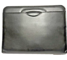 Day-Timer Avalon Faux Leather Planner Portfolio Retractable Handles With Inserts