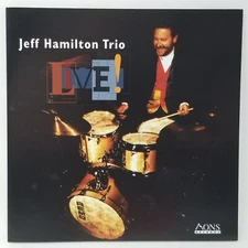 Jeff Hamilton Trio Live CD & Case Near Mint + Free Outer Sleeve