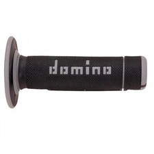 DOMINO Motorcycle Grips CROSS A020 BLACK GREY A02041C7170A7-1