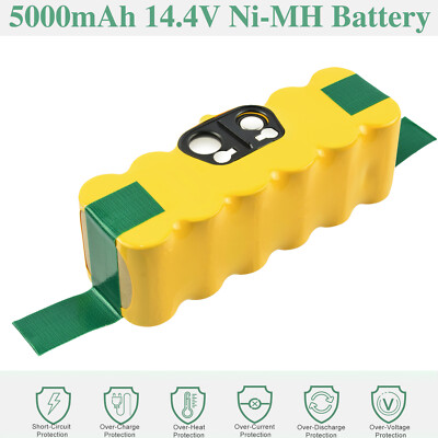 14.4V 5.0Ah Ni-MH Akku For iRobot Roomba 500 600 700 800 960 980 R3 11702 68939