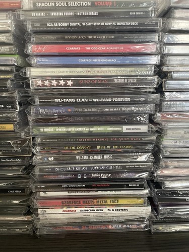 Wu Tang Music Collection Lot Huge Rare CDs and Cassettes Limited Edition 100 CDs - Picture 17 of 23