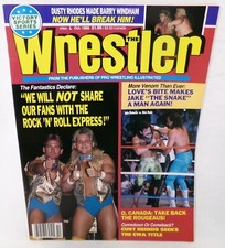 Vintage October 1988 Victory Sports Series The Wrestler Magazine Rhodes Rude