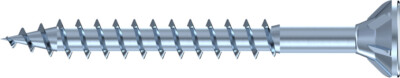 REISSER 8x Q200 plus, Spanplattenschraube, 4,0 x 50, TX 20, Stahl, verzinkt, bla