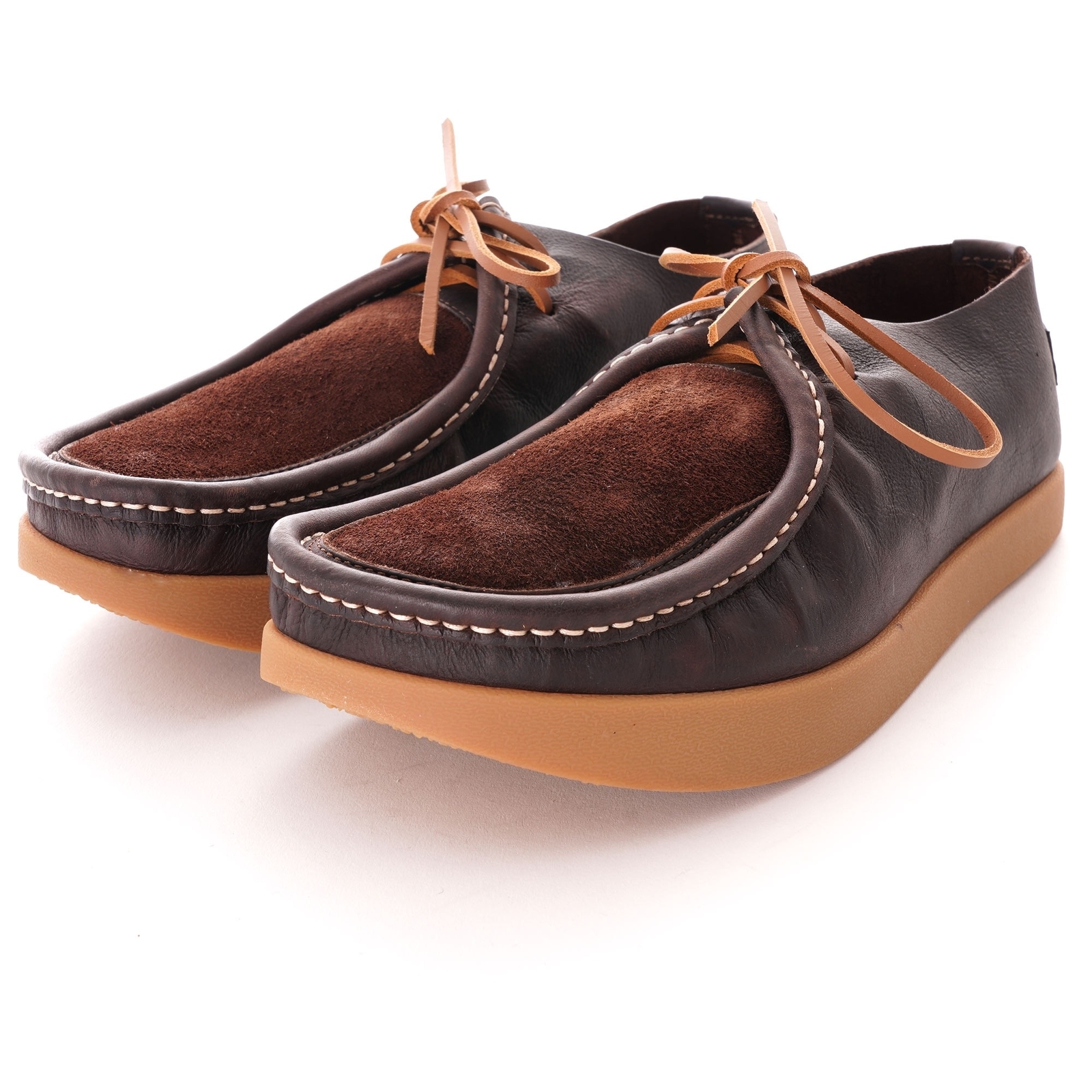 Yogi Mens Shoes Loafer Leather Suede Shoes Willard Reverse Dark Brown