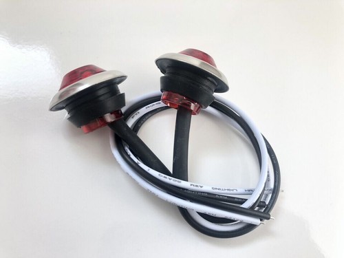 2x Luz roja de parada para freno LED Totrod Toylander Land Rover Series 1 2 1/2 escala - Imagen 4 de 6