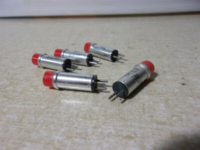 NEW  Dialco Red Panel Indicator Lights Lot of 5 *FREE SHIPPING*