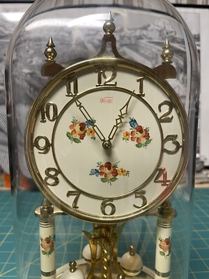 Vintage Welby 400 day anniversary-torsion clock MidCentury