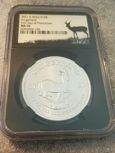 2021 Silver Krugerrand 1 oz — photo from another recent sale