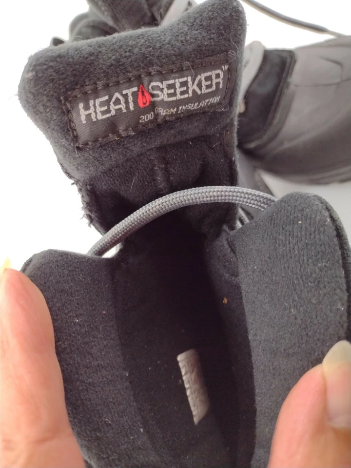 Botas de invierno negras impermeables con cordones The North Face niños niños talla 13 Foto 3 de 4