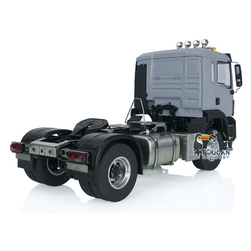 LESU 1/14 RC Trattore Camion TGS 4x2 Telecomando Auto Telaio Metallo Fai da Te Modello - Foto 7 di 19