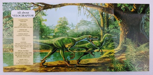 Tiny Perfect Dinosaur Series, VELOCIRAPTOR in Fossilized Egg w/ Buildable Model - Picture 6 of 7