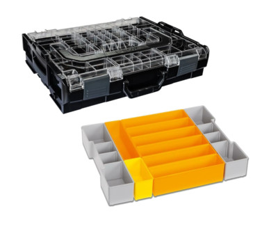 Bosch Sortimo L-Boxx 102 anthrazit Deckel Transparent mit Insetbox F3