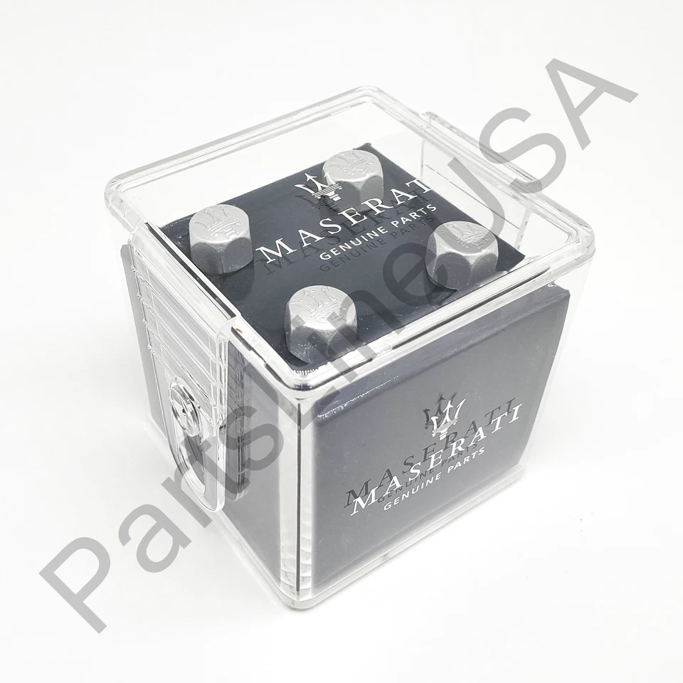 Cubierta de tapa de válvula de neumático marca Maserati Trident genuina accesorios regalo 940000035 Foto 2 de 4