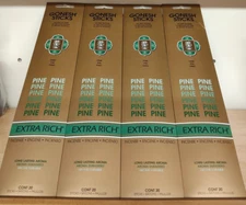 Gonesh Extra Rich Incense Sticks 4 Packs-80 Sticks Total-Pine