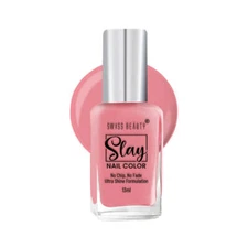 Swiss Beauty Slay Nail Color Shine Formulation-Non Chipping-Quick Drying-15g
