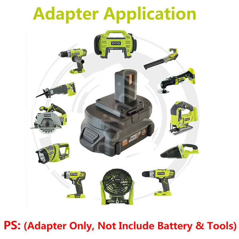RYOBI 18V ONE Cordless Tools Adapter Suitable for WORX 20V 6 PIN