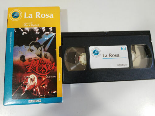 La Rose The Rose Mark Rydell Bette Midler VHS Cardboard Box Castilian El Monde - Picture 1 of 2