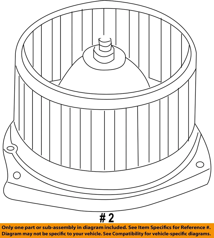 Б/у двигатель вентилятора ОВК подходит для: 2009 Nissan 370z класса A - Изображение 4 из 4