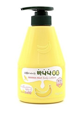 Kwailnara Welcos Banana Milk Body Lotion K Beauty Korean 560mL NEW