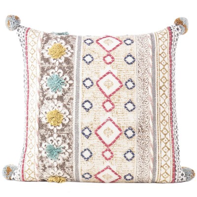 textured boho pillows