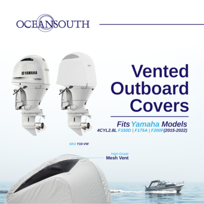 #ad Oceansouth Vented Cover for Yamaha Outboards F150D F200F 4CYL 2.8L 2015 2023 $114.28