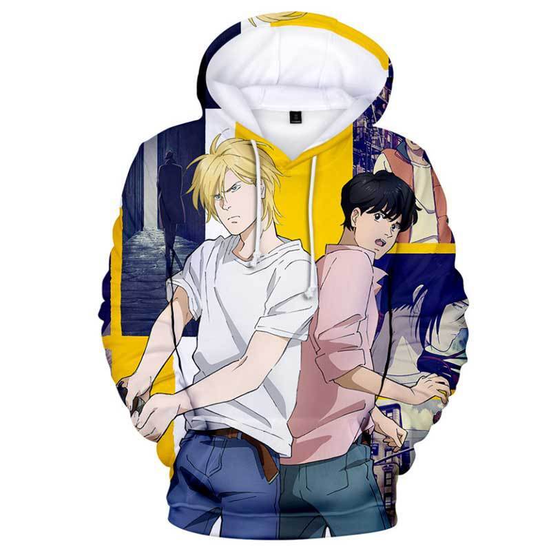 Costume Anime Banana Fish Ash Lynx Hoodie Cosplay BANANA FISH Ash