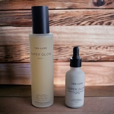 TAN-LUXE SUPER GLOW BODY SELF-TAN LOTION 5.07OZ 1.69OZ SELF-TAN SERUM SPF 30