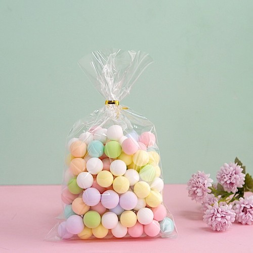 100 CLEAR 6x10" Cellophane TREAT BAGS Twist Ties Wedding Party Gifts Decorations - Picture 6 of 8