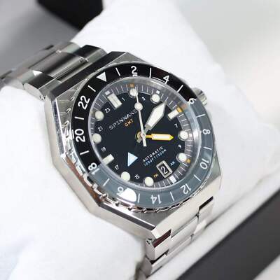 Spinnaker Dumas Automatic Men's Stainless Steel Black Dial Watch SP-5119-11