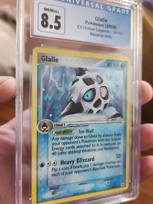 2004 Pokemon EX Hidden Legends Glalie Reverse Holo 34/101 CGC 8.5