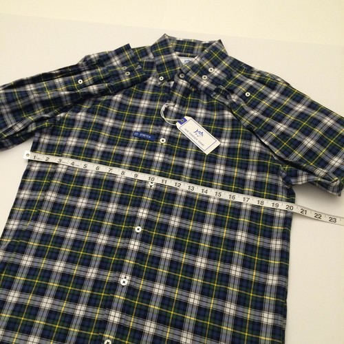 Southern Tide Classic Fit Plaid Sport Shirt Stretch Skipjack Blue Green Men S - Picture 7 of 9