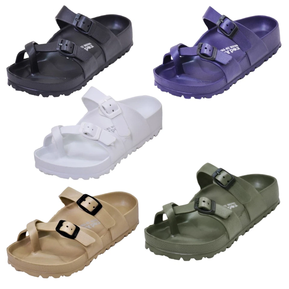 Sandalias Rojo Manzana BG2572 Zapatos Unisex Sandalia Verano Viaje Playa Cómodas 1 pieza Foto 2 de 4