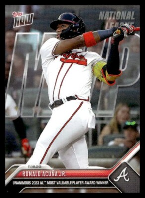 topps now アクーニャJr. Acuna Jr OS-17 MVP 17 2023 Topps Now #OS-17 Ronald Acuña Jr. MVP Base Card (Qty