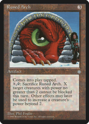 4x Runed Arch - LP - Ice Age - SPARROW MAGIC mtg