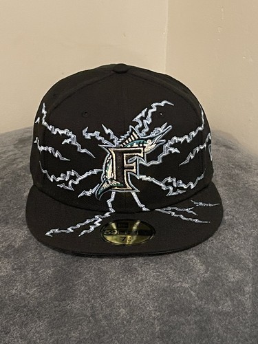 Cappello aderente Florida Marlins “ELECTRIC” sul campo 59FIFTY “RARO” S: 7-3/8, 7-5/8