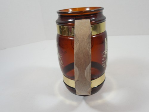 VINTAGE SIESTA WARE AMBER GLASS BEER MUG ALABAMA SPACE AND ROCKET CENTER NASA - Picture 4 of 7