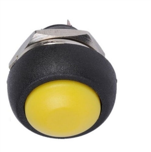 1Pcs Yellow 12Mm Waterproof Mini Round Switch Momentary Push Button Switch Ic cw - Bild 2 von 2