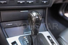 DELUXE GENUINE CARBON GRAPHITE Grey Auto Shifter BMW E46 E36 E60 E39 X5 X3 Z3