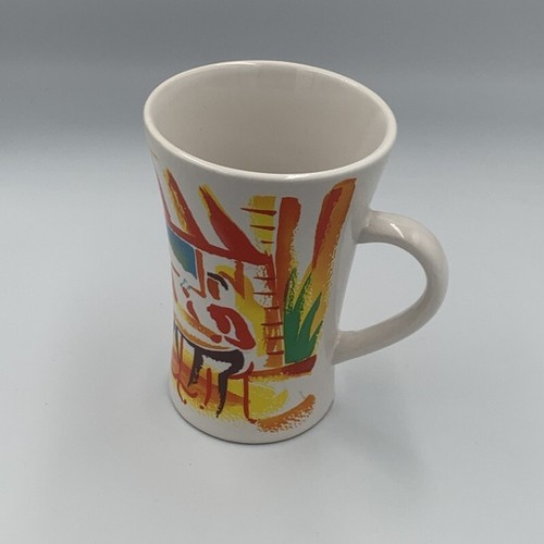 Nescafe Cafe Scene Hourglass Ceramic Coffee Mug Cup Vintage - Picture 10 of 23