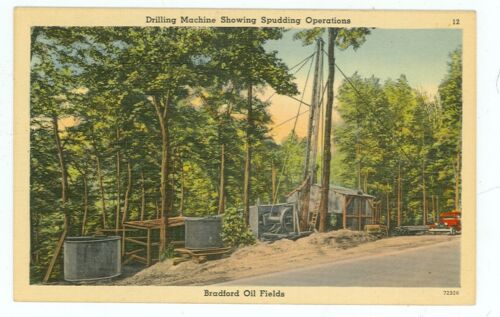 Derrick City, Pennsylvania, Bradford Oil Fields, Spudding Operations (DmiscPA4 - Picture 1 of 1