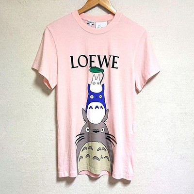 LOEWE Studio Ghibli My Neighbor Totoro Collaboration T-Shirt 100% cotton pink