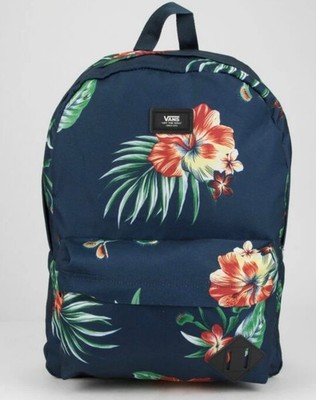 Vans Old Skool 3 Trap Floral Backpack School Bag University College Book Skating