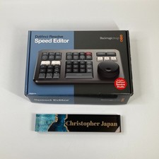 Blackmagic DaVinci Resolve Speed Editor USB-C Controller NO License Key MINT