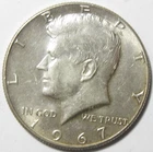 1967 Kennedy Half Dollar - 40% Silver - #10914-9