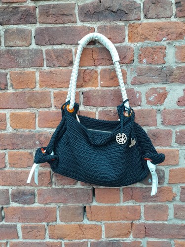 The SAK Original Crochet Bag In Black. Good Used Condition. - Picture 1 of 5