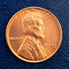 1955-D Lincoln Wheat Cent, Uncirculated, Red BU, Better Date Wheat Penny A178