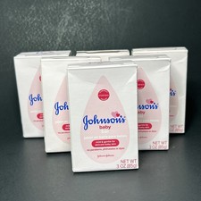 Johnson'ss Baby Bar Soap Gentle for Baby Bath 3 oz Lot of 6 Bars