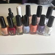 Lot Of Nail Polish 9 Colors 3 Treatments Natural Nail Polish Assorted Revive