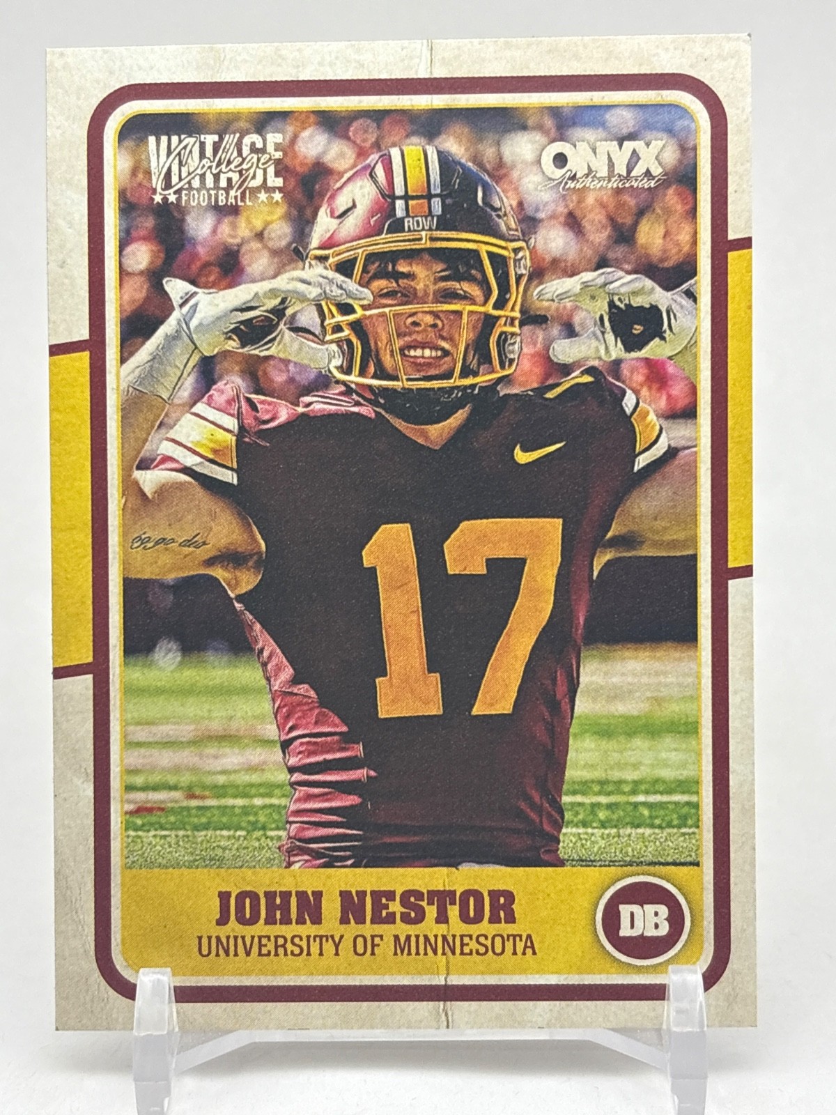 2025 Onyx Vintage #OVJONE John Nestor Minnesota Golden Gophers